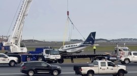 Boston plane emergency landing