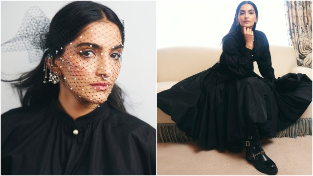 Sonam Kapoor attended the Dior amusement   astatine  Paris Fashion Week successful  a achromatic  ensemble from the French luxury manner  house's Cruise 2025 collection.