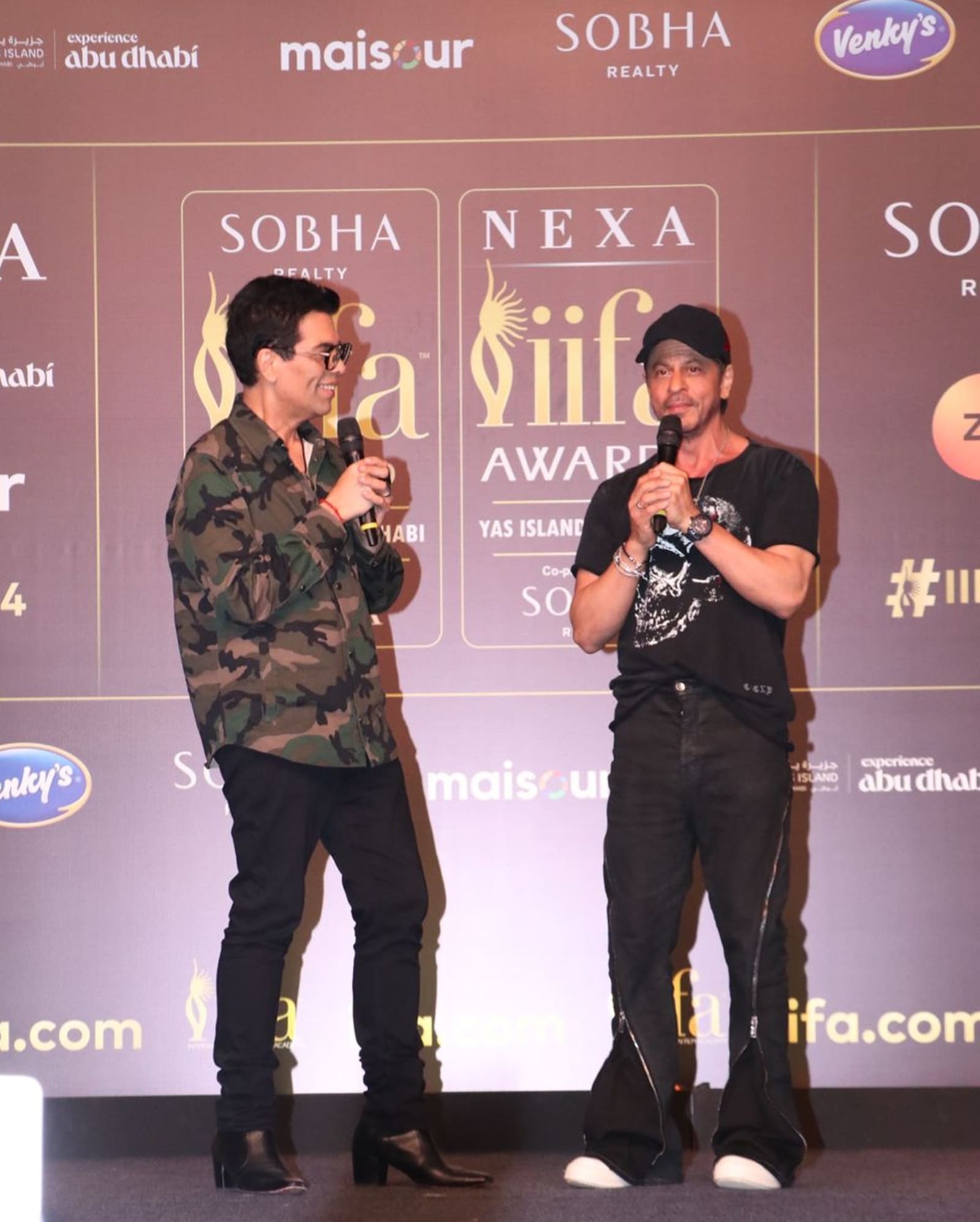 Khan opted for a casual look for the event