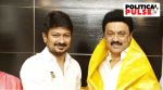 Udhayanidhi Stalin with father and Tamil Nadu CM MK Stalin. (Twitter/@Udhaystalin)