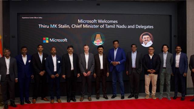 Stalin Tamil Nadu US industries Apple Microsoft