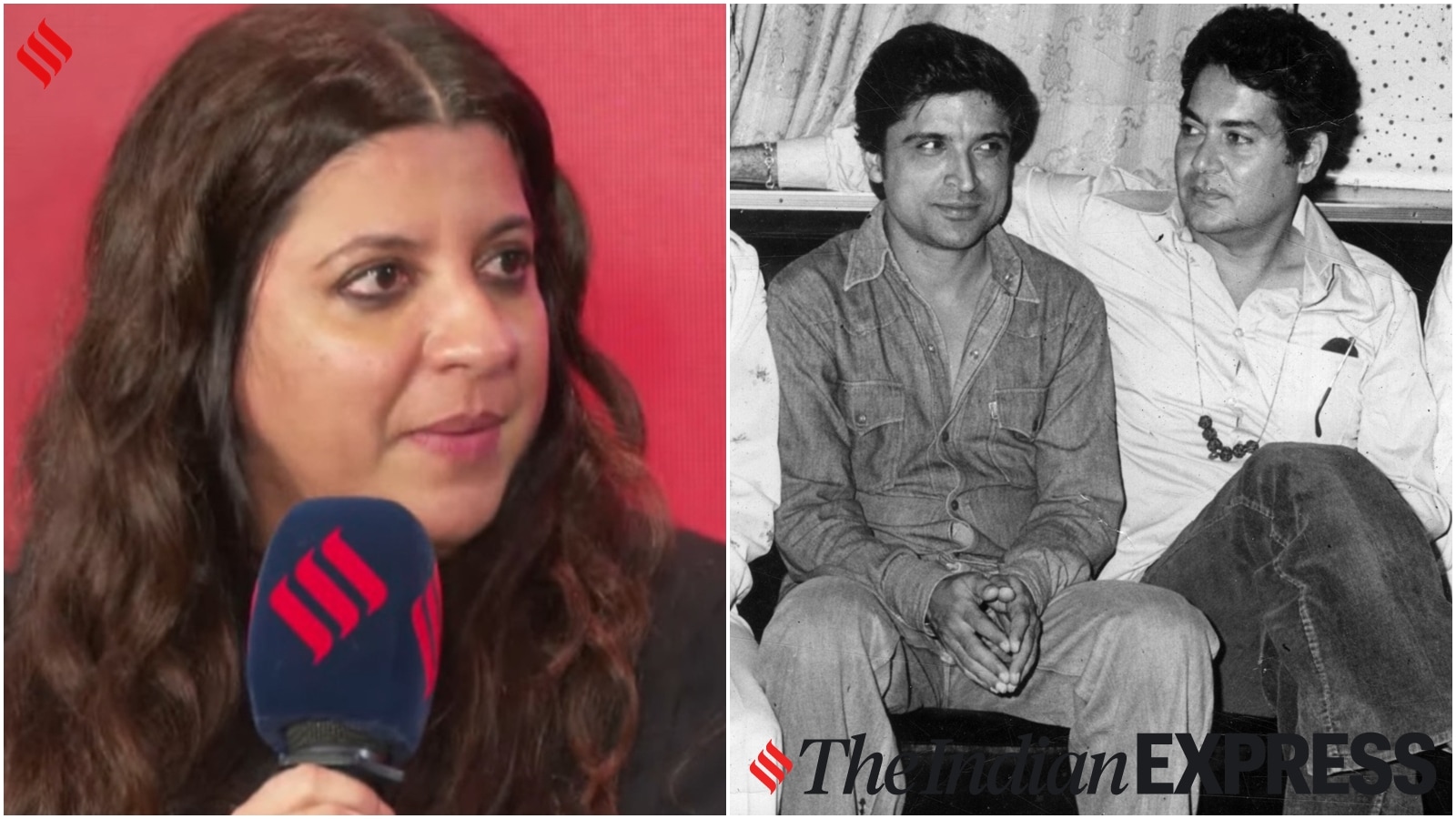 During the third session of The Indian Express Expresso, Zoya Akhtar shared insights on why Javed Akhtar and Salim Khan did not give a joint interview in the documentary Angry Young Men.