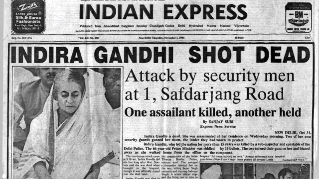 Indira Gandhi Dead, Indira Gandhi assassination, Rajiv Gandhi, Rajiv Sworn In As PM, Sikhs Issue Statement, Sikhs Attacked, editorial, Indian express, opinion news, indian express editorial