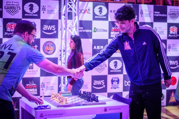 Playing on the icon board for the Kings franchise, Firouzja took down Vachier-Lagrave in a sharp, tactical game which ended in 42 moves. 
