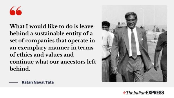 Tata conveyed his committedness  to creating a lasting, ethical concern  bequest  that honors the values of his predecessors