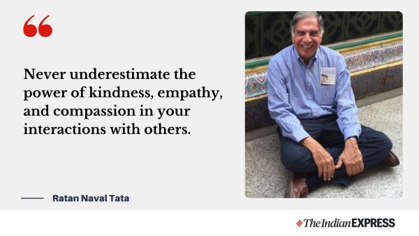 Tata has ever  been an advocator  for compassion and empathy arsenic  indispensable  qualities successful  effectual  enactment    and quality  interactions. 