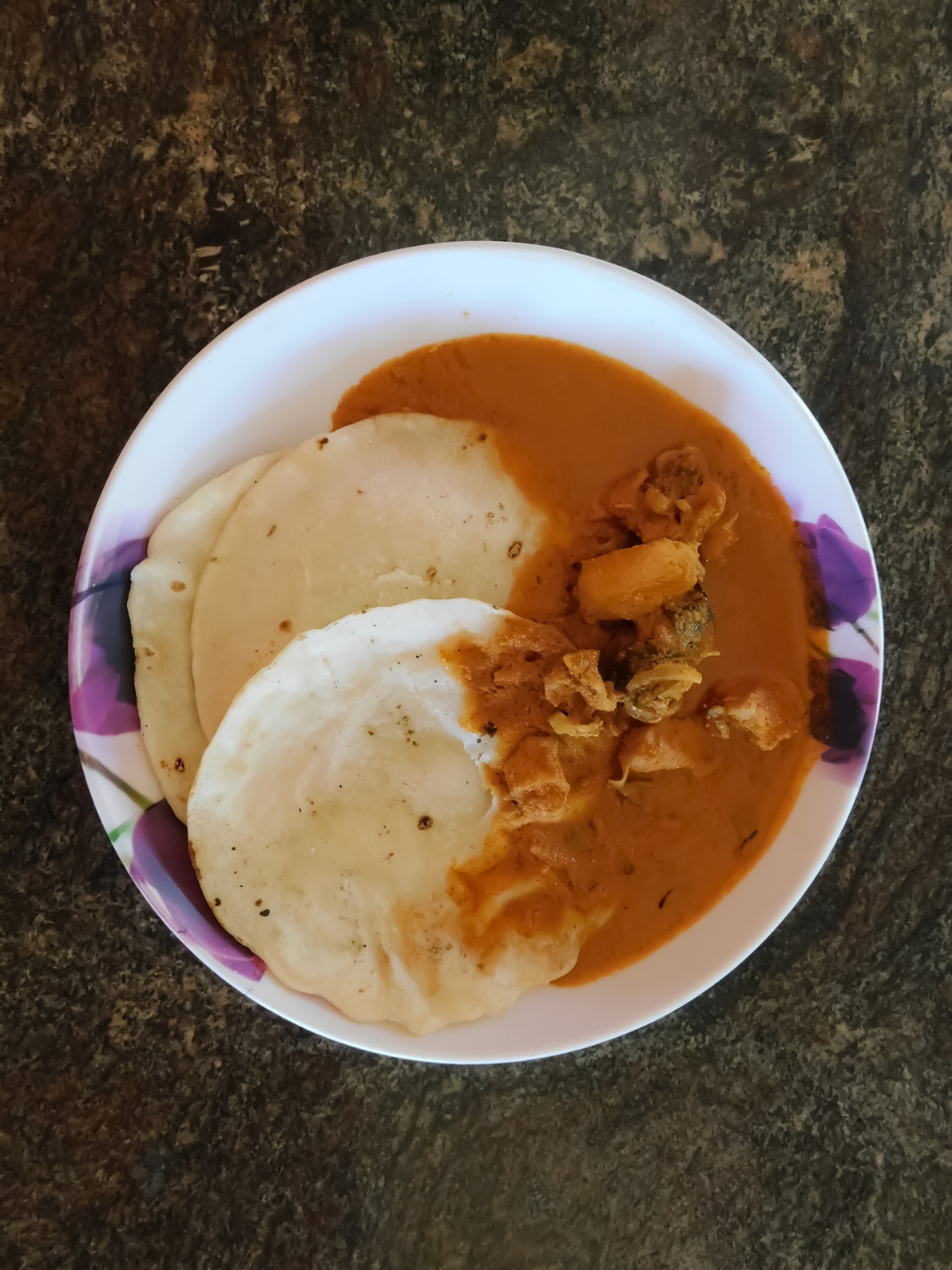 Korry Roti How to make rotti and spicy chicken curry (Kori) from scratch