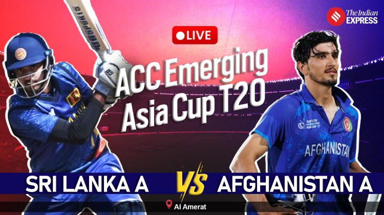 Sri Lanka A vs Afghanistan A Live Score, T20: Get SL A vs AFG A Live Updates from Al Amerat Cricket Ground, Muscat.