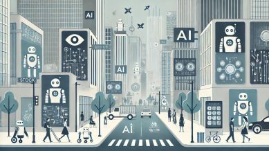 A subtle illustration symbolising technological advancement and AI hype.(Image: DALLE)