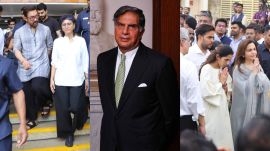 Aamir Khan, Kiran Rao, Nita Ambani at Ratan Tata funeral