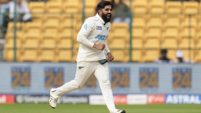 Ajaz Patel 10 wickets Wankhede India vs New Zealand