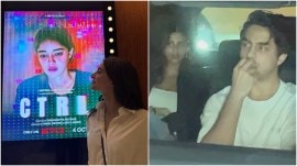Ananya Panday's CTRL screening Aryan Khan, Suhana Khan