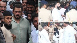 Baba Siddique funeral photos