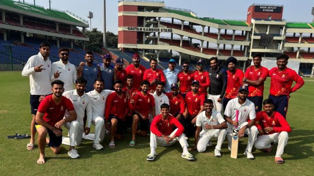 Delhi cricket squad  successful  Ranji Trophy