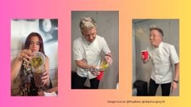 Gordon Ramsay tries Dua Lipa’s viral recipe