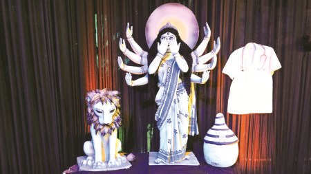 Durga puja pandals, R G Kar incident, Kolkata rape case, Bengal durga puja pandals, kolkata rape murder, Durga puja celebrations, Indian express news