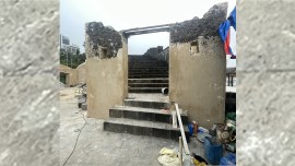 Bandra fort revamp project, bandra fort, Bandra Fort makeover, Bandra Fort renovation work, heritage structure, green cover, altered aesthetics, Portuguese structure, heritage structure, Land's End, Bandra Fort, Castella de Aguada, INDIAN EXPRESS NEWS