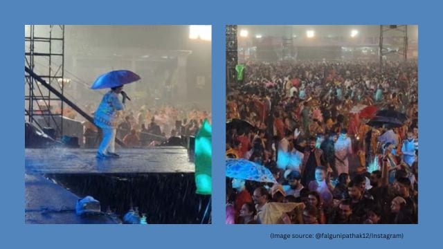 Falguni Pathak lights up Mumbai’s Navratri celebration