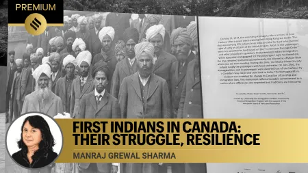 The Komagata Maru Memorial at Vancouver Harbour. (Manraj Grewal Sharma)