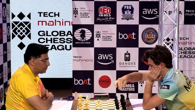 Global Chess League Anand vs Carlsen