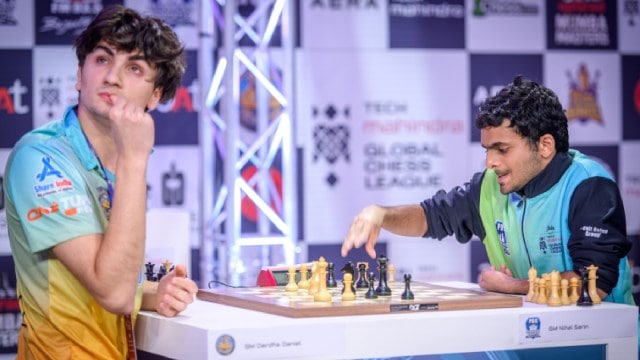 Nihal Sarin amerciable  moves magnus carlsen planetary  chess league   2024