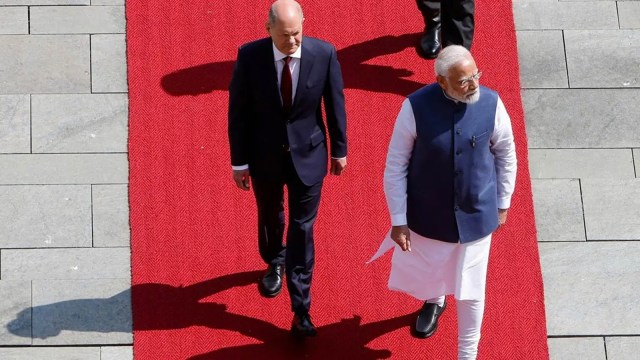 German chancellor’s India visit, indo germanic  bilateral relations, india Germany ties, india europe relations, india Ukraine relations, india china borderline  dispute, planetary  south, manufacturing sector, india defence  industry, india submarines, india geopolitics, Indian explicit  news