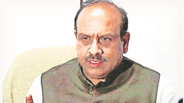 BJP MLAs protest, protest outside CM Atishi house, CAG report, Delhi Chief Minister Atishi, Vijender Gupta, delhi assembly, Indian express news