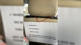 Hyderabad taxi driver’s viral ‘no romance’ warning (Image source: @HiHyderabad/X)