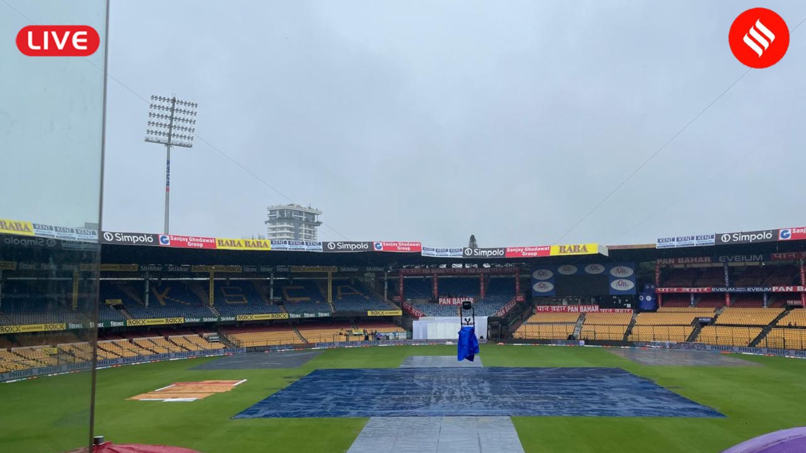 India vs New Zealand Live Score, 1st Test Rain delays start of play in