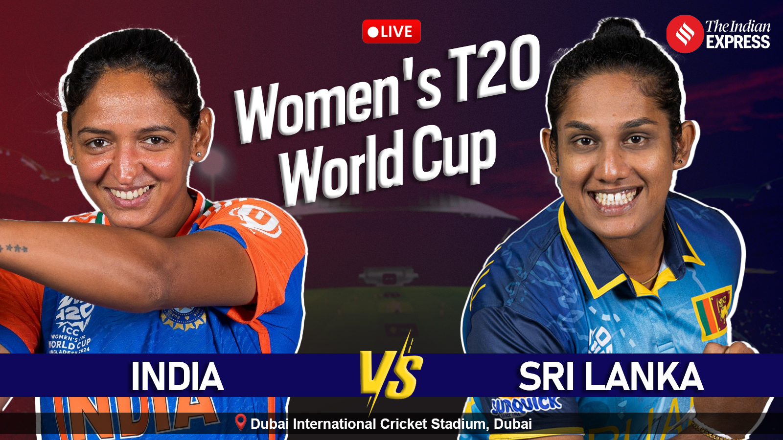 India vs Sri Lanka Live Score, ICC Women’s T20 World Cup 2024 Mustwin