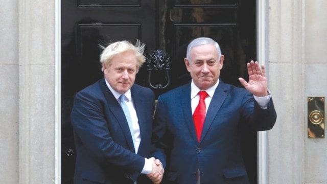 E se le cose cominciassero a precipitare...? (II) - Pagina 46 Johnson-meets-Netanyahu-Reuters