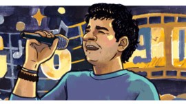 Google Doodle Today, KK Bollywood debut anniversary (Image source: Google)
