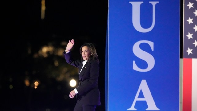 Kamala Harris closing argument, US election