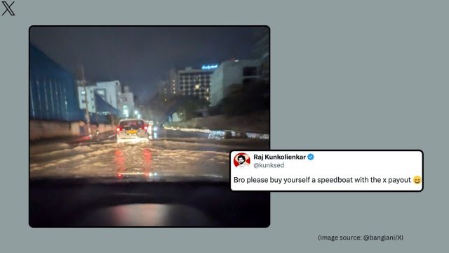 Bengaluru flooding sparks language debate (Image source: @banglani/X)