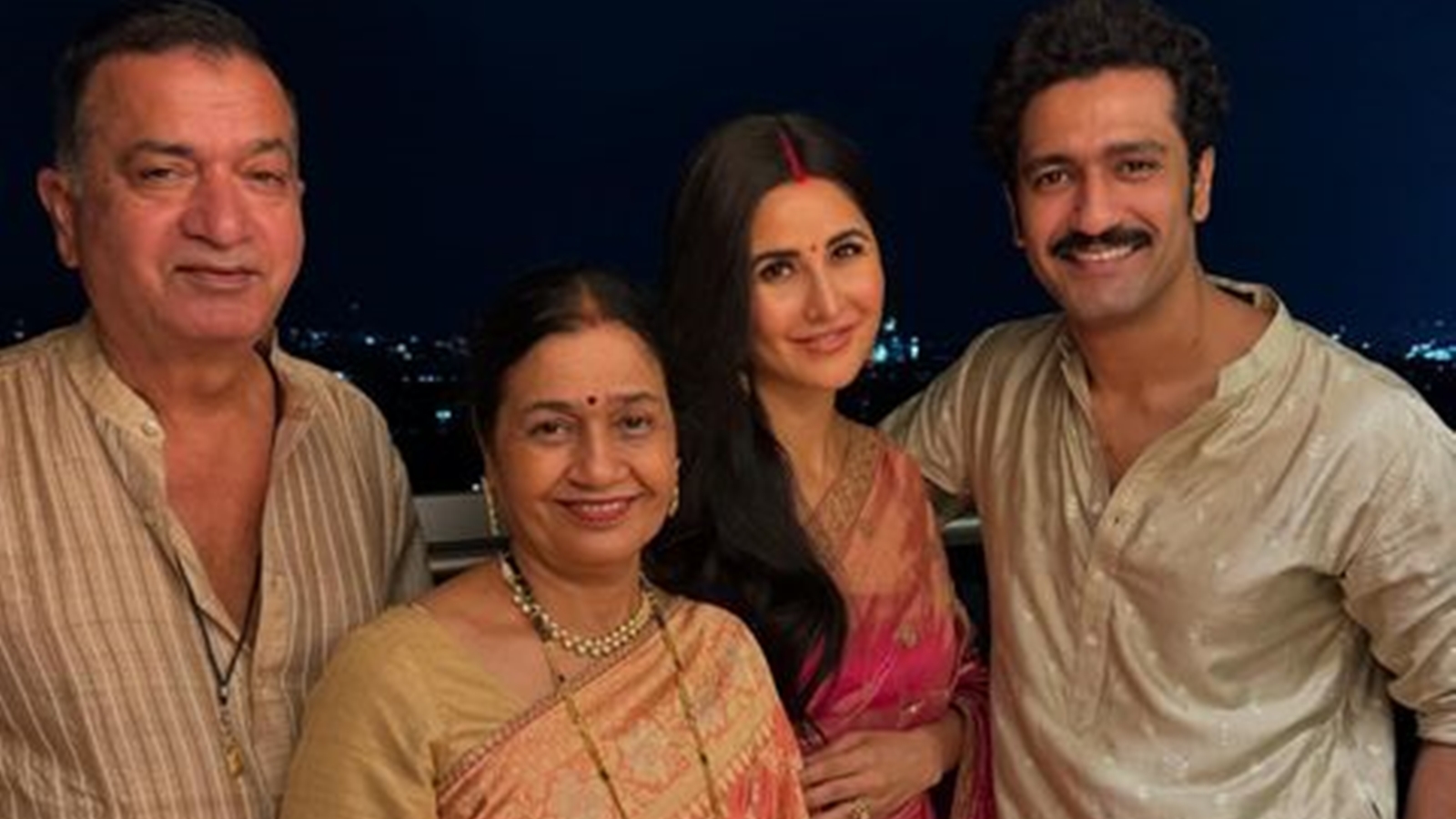 Katrina Kaif's Karwa Chauth with Family