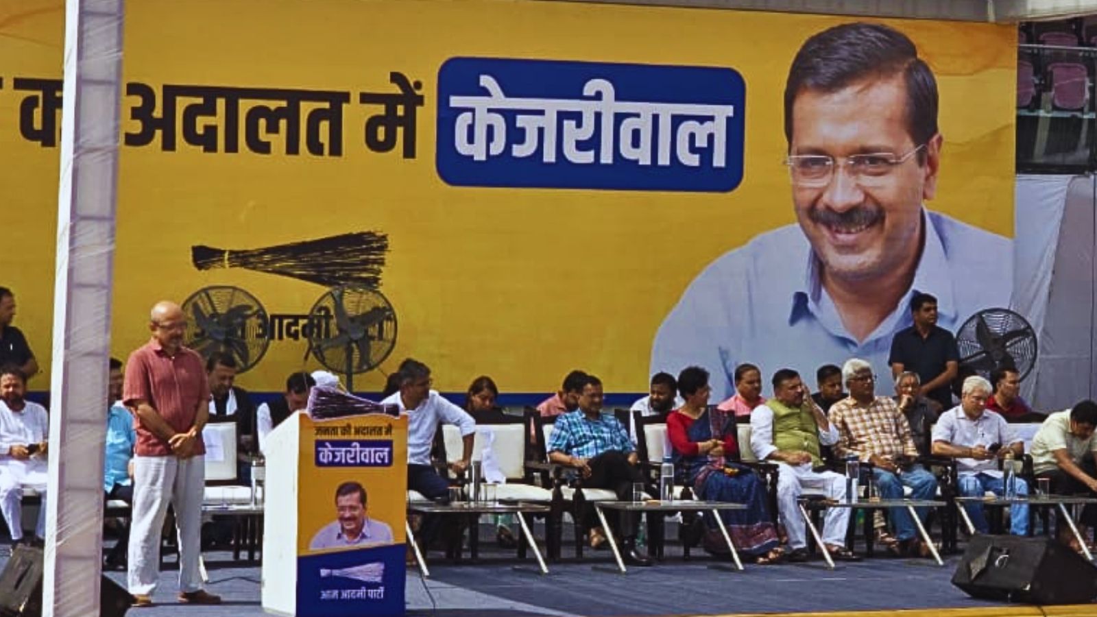 Kejriwal promises 7th freebie, attacks BJP at rally