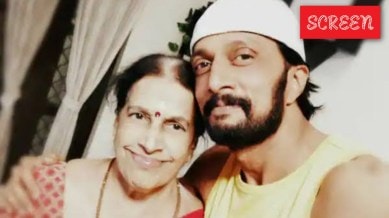 Kichcha Sudeep shared an image of him and his mother Saroja