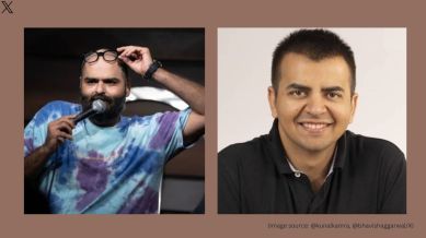 Kunal Kamra and Bhavish Aggarwal's heated spat over Ola's electric scooters (Image source: @kunalkamra, @bhavishaggarwal/X)