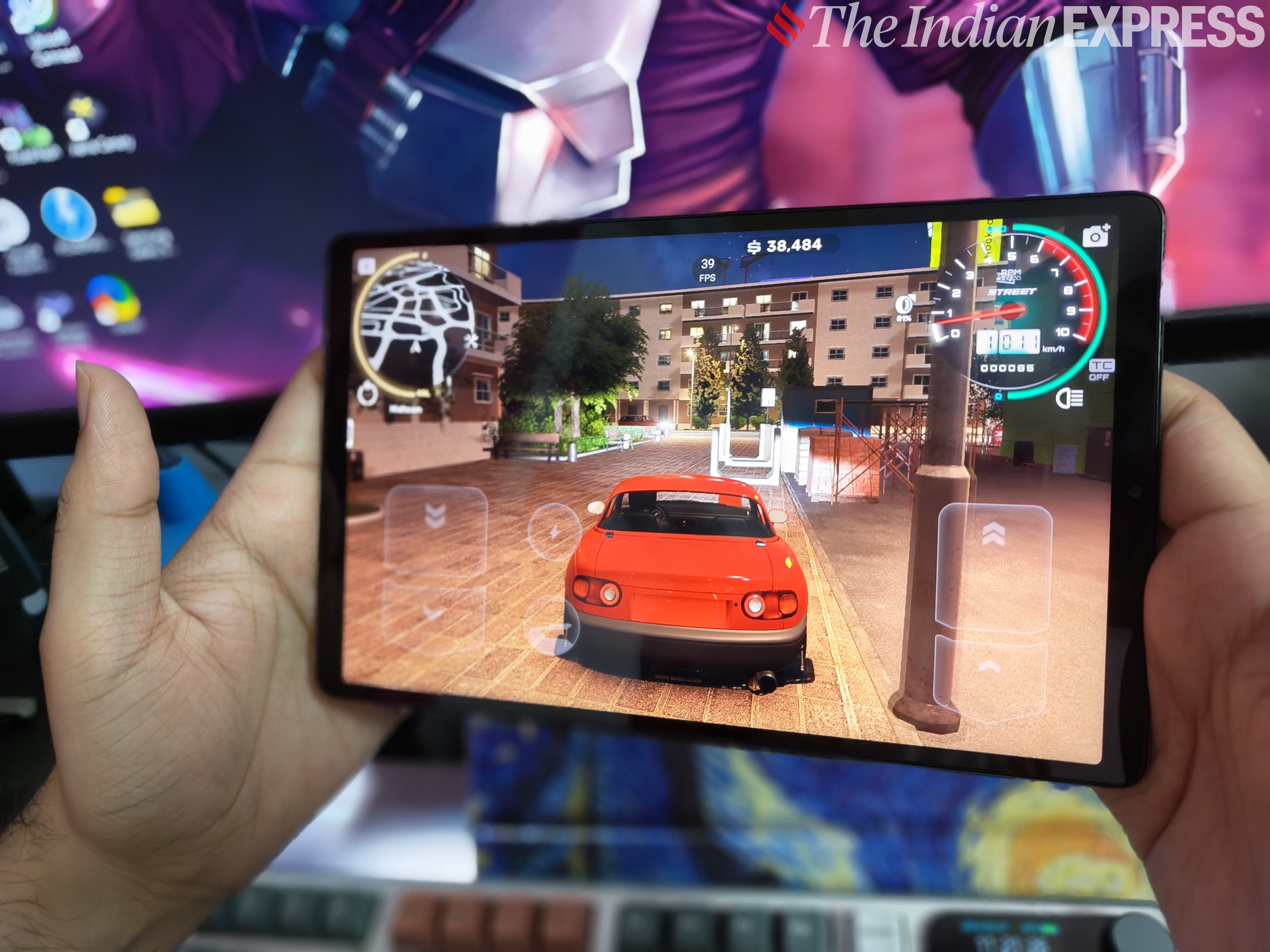 This gaming tablet can easily handle most Android games. (Image credit: Anurag Chawake/The Indian Express)