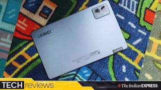 The Lenovo Legion Tab has a striking build quality that is coupled with excellent performance. (Image: Anurag Chawake/The Indian Express)