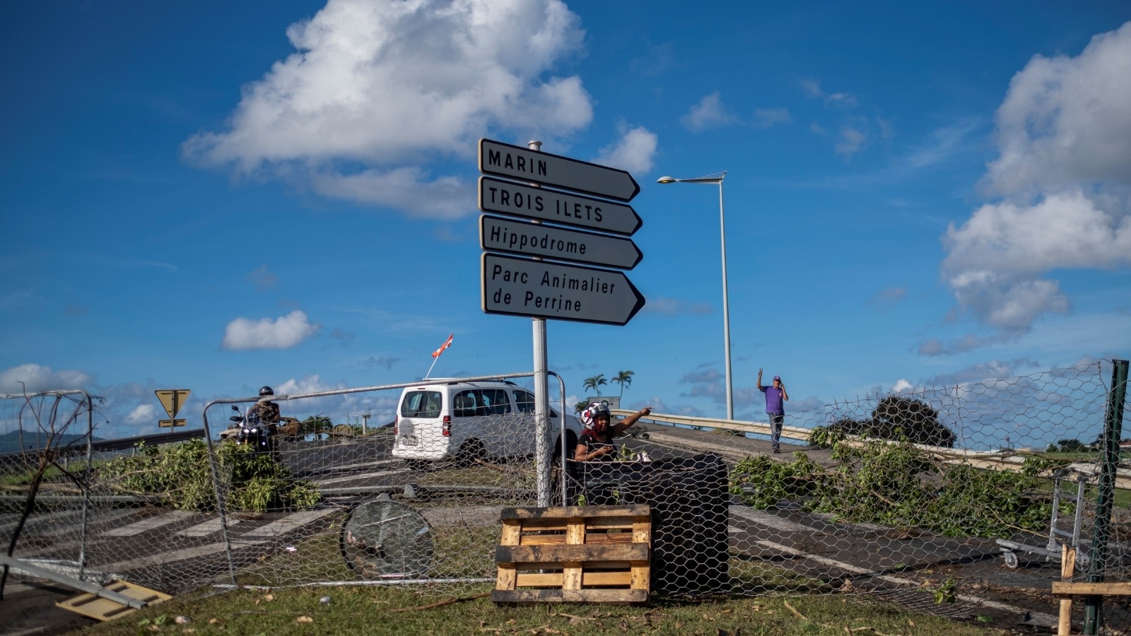 Hundreds of passengers stranded amid violent protests at Martinique airport