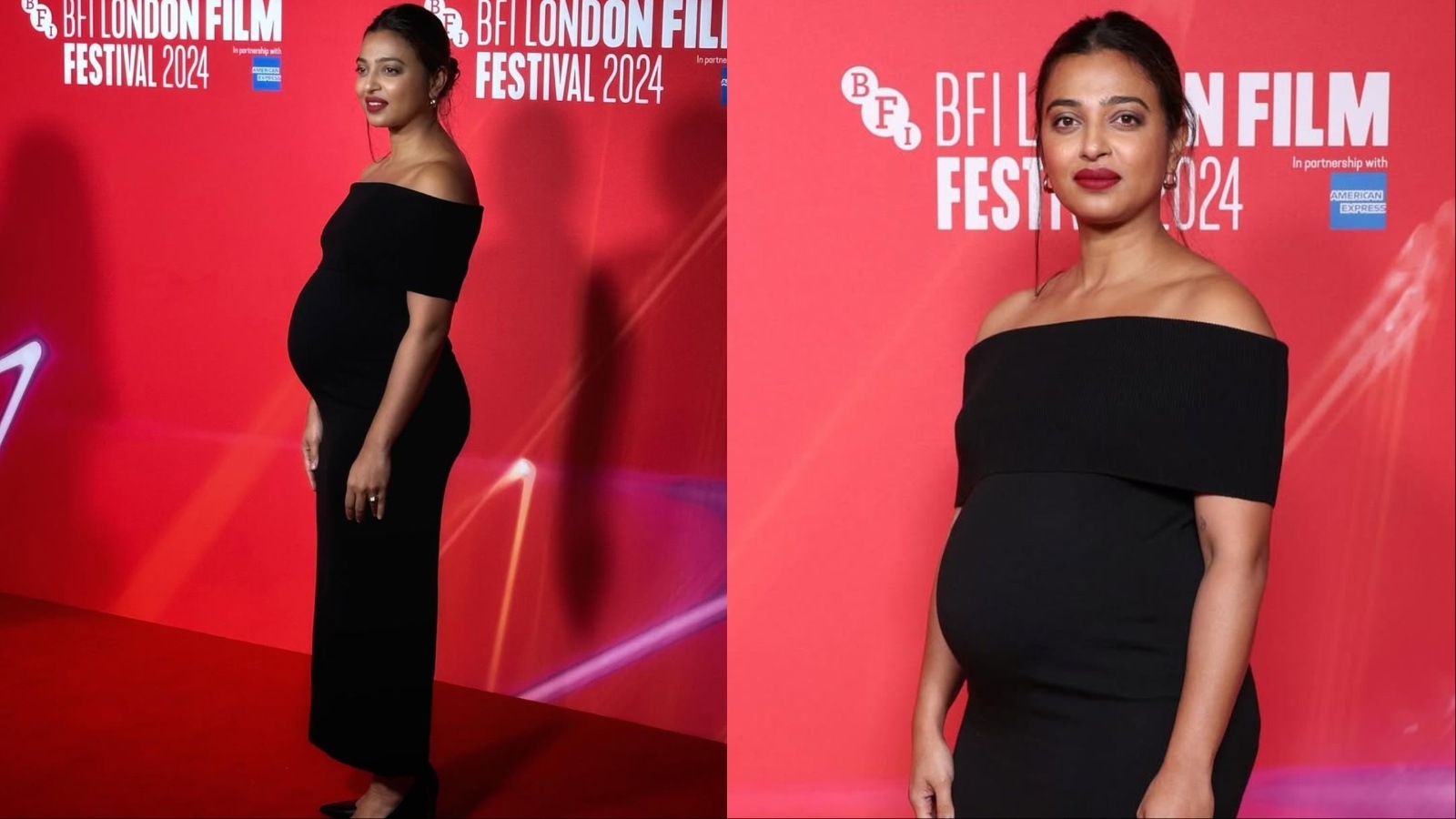 Radhika Apte debuts her baby bump.