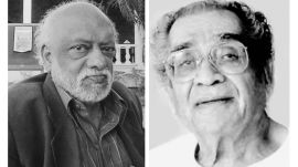F N Souza and Akbar Padamsee