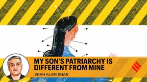 The indexing of patriarchy is the problem of the modern world that my son will have to face more than me.