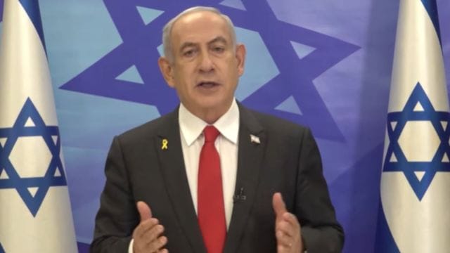 Netanyahu location  attacked with bomb