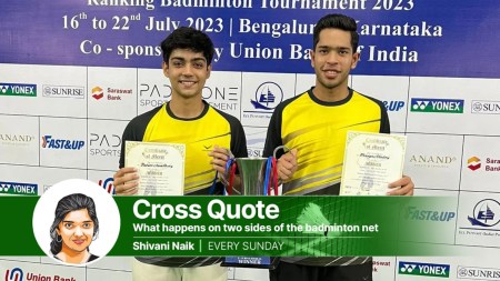 Bhavya Chhabra and Param Chaudhary proved India's heroes in boy's badminton doubles against USA, but only just. (Instagram)