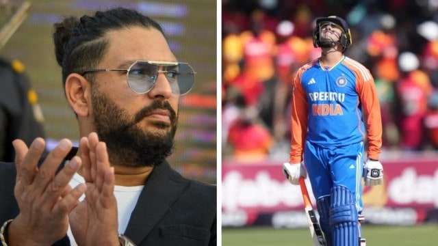 Mentor Yuvraj Singh reacted Abhishek Sharma's run-out successful  the archetypal  T20I with a cheeky societal  media response. (PTI/AP)