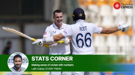 England's latest act of belligerence had Joe Root and Harry Brook construct a record partnership with contrasting individual methods. (AP)
