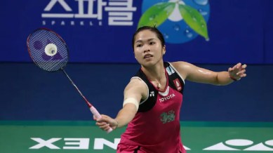 Ratchanok’s determination in chasing down shuttles is underrated because the rest of her classical game is so sublime and easy on the eye. (AP Photo)