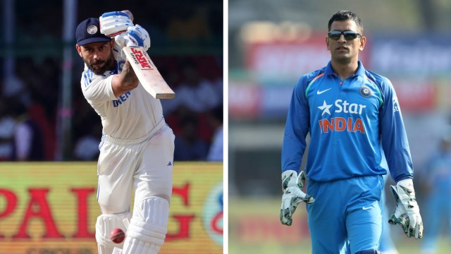 IND vs NZ: Virat Kohli surpasses MS Dhoni as India's second-most capped cricketer. (BCCI)